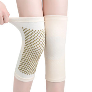 Yuoo 1 Pair Knee Support Protector Kneepad Self Heating Pad Knee Brace Warm for Arthritis Pain Reliefe Massager Leg Warm