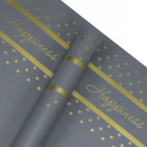 20 Lembar Kertas Buket Bunga Kertas Cellophane Buket Kertas Bunga Paper Flower Wrapping Happiness KB6077