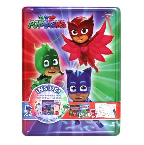 Disney Beauty & the Beast Happier Tin with Storybook Activity book Press-outs Fold-out scene & Stickers