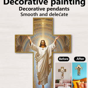 Acrylic Wall Decoration Living Room Wall Decoration Home Art Decor Cross Wall Hanging Art Decoration Good Luck And Prosperity