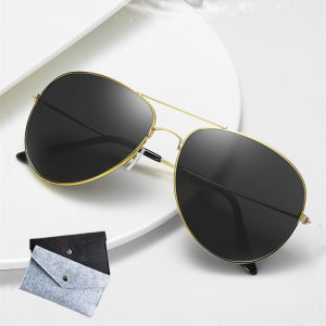 Metal Frame Men Sunglasses Fashion Anti UV Sun Glasses Women