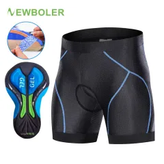 NEWBOLER Mesh Breathable Men Women Cycling Shorts Soft 5D gel