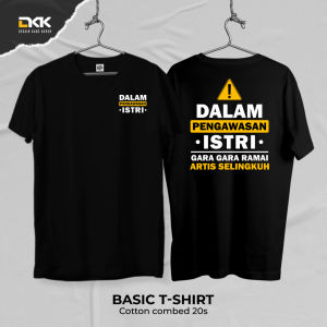 Desain Kaos Keren - Kaos Kata Pasangan DPI Artis Selingkuh Bahan Combed 20s Lembut Nyaman Standar Distro