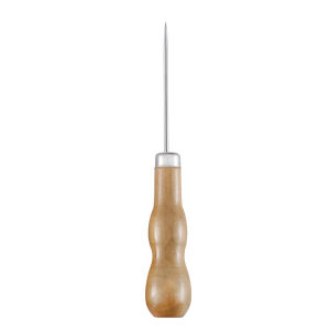 B.F. Wooden Handle Awl Sewing Stitching Tool Shoes Repair Crochet Hook Threader Stitch Needle for Scribing Punching Aligning