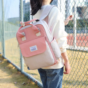 Balo thời trang thời trang nữ phong cách Hàn Quốc đi học laptop nam(Có cặp học sinh TINYAT túi đựng nước 2 bên)