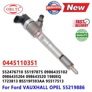 ORLTL New 0445110351 Fuel Injector 0 445 110 351 For Engine for OE 552198861723813BS519F593AA 1980EQ