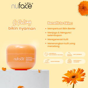 Nuface Calendula Essential Moisture Boost Skin Barrier Series | Face Wash | Essence | Micellar Warer | Paket Skincare Calendula + Brightening | Moisture Boost Moisturizer