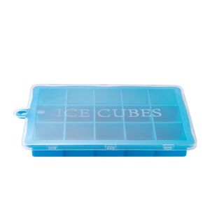 Ice Cube Tray High Flexibility Tear and Cold Resistance Silicone Ice Cube Tray Mold Customized Shape Ice Cube Tray Molds Easy Release Ice Jelly Pudding Silicone Ice Tray with Cover Honeycomb Ice Mold Household Artifact Ice Tray