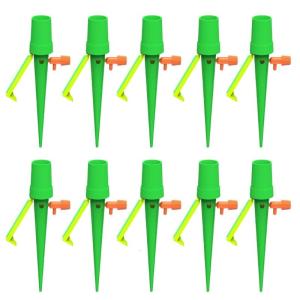 10 miếng tự tưới nước tự động gai với van điều chỉnh dễ dàng để dụng cụ làm vườn tưới hiệu quả