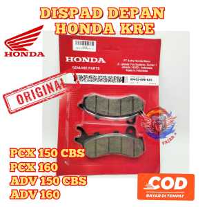 Dispad Depan Original Honda KRE Kampas Rem PCX 150 CBS PCX 160 ADV 150 CBS ADV 160 Kanvas Rem Cakram Dispet Presisi Kanpas Disped Asli Discpad Dispat Ori AHM