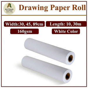 Erasable White Drawing Paper Roll 160gsm Thick Art Surface For Kids Easel Painting Sketching Doodling Crafting W30cm 45cm 89cm L10m 30m Durable Versatile Classroom Blackboard Substitute Washable Whiteboard Banner Marker Sheet Scroll Pad
