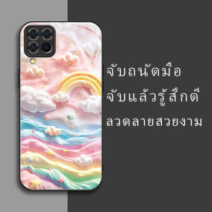 สำหรับ Samsung Galaxy A42 5G เคสศัพท์กันตกแบบคลาวด์เรนโบว์ มีสไตล์และบุคลิก
