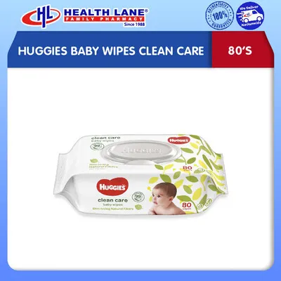 HUGGIES BABY WIPES CLEAN CARE (80S)