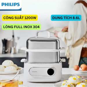 NỒI HẤP ĐIỆN ĐA NĂNG PHILIPS HD3300 1200W BẢO HÀNH 2 NĂM