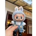 Labubu Exciting Macaron Doll Popmart  Vinyl Face Mystery Box Keychain. 
