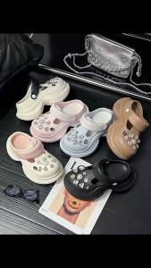 [Free Shipping] WomenS Thick-Soled Clogs 2026 New Summer Outdoor Wear Wedding Dress Accessory Height-Increasing Non-Slip Sand-Resistant Sandals And Slippers