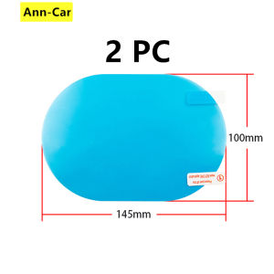 【Ann-Car】2pc Car Rearview Mirror Rainproof Film Auto Side Window Anti-fog Waterproof Protective Film Car Rearview Mirror Protective Film