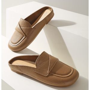 [NEW ARRIVAL🇲🇾] Womens Ballet Flats Elegant Plain design PVC Casual Comfy Office wear Slip-On Sandal