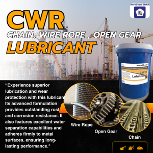 META CWR Lubricant - Chain Wire Rope & Open Gear Lubricant - Asphalt Base - Pail