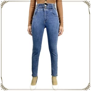 Celana Panjang Wanita Stretch Skinny High Waist Jeans Fashion / Jeans HW Denim Highwaist Kekinian SE P383