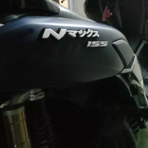 EMBLEM MOTOR NMAX 155 VERSI JEPANG VARIASI TIMBUL 3D BAHAN FIBERGLASS