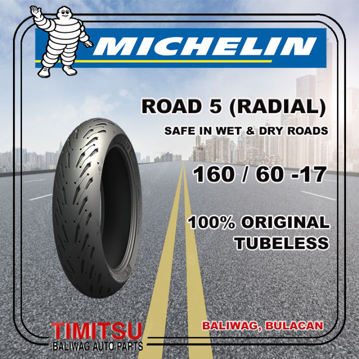 Pneu MICHELIN POWER 5 160/60ZR17 (69W) - Pneu été, Pour Moto, Haute Performance