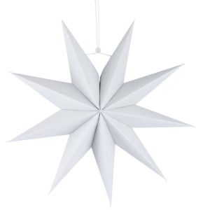 ZYJC 1 pcs Fashion for PartyWeddingChristmas Reuseable Foldable Nine Pointed Star Hanging Paper Stars Paper Flower Crafts Hanging Ornaments Party Decor