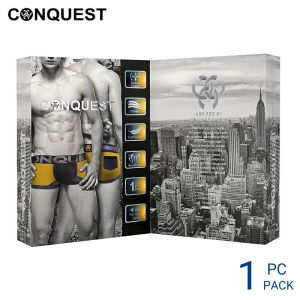 CONQUEST MEN UNDERWEAR COTTON SPANDEX SHORTY (1 pc) CQ7142