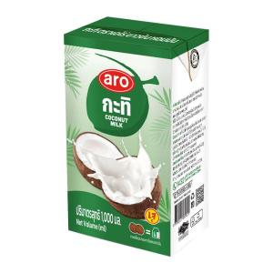 เอโร่ กะทิ ยูเอชที กล่อง 1 ลิตร / aro Coconut Milk UHT 1 litre