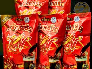 ชามังกรบิน ผงชาไทย ตรามังกรบิน 1 ห่อ 450 กรัม ผงชาพร้อมชง