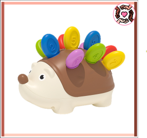 New 2025 kid toy early educational 1-3 years old hand-eye coordination small hedgehog cute fun color