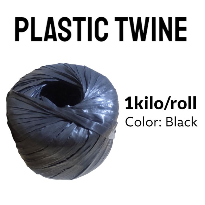 1 KILO Plastic Twine / Plastic Straw / Panali (Black)