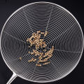Kitchen Utensil Stainless Steel Mesh Strainer Ladle Spider Skimmer Fry Spoon R-10. 