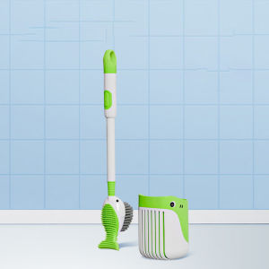 2in1 Silicone Toilet Brush/ Wall Mounted Toilet Brush/ Toilet Cleaning Brush/Toilet Bowl Brush/berus Tandas 马桶清洁刷