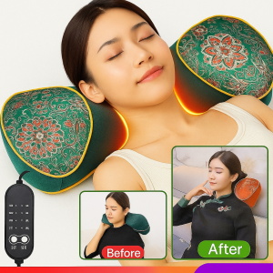 เครื่องอบไอน้ำร้อนไฟฟ้า  หมอนรองคอ เครื่องอบไอน้ำร้อน บรรเทาอาการปวดคอ หมอนรองคอ