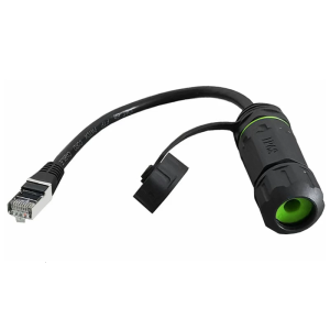 RJ45 Waterproof Connector Cat6 Ethernet Industrial Waterproof Connector 8P8C Connector IP68 Signal Connector for Home