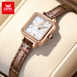 OPK Watch For Women Leather Strap Waterproof Original Brand Casual Fashion Watches Small Dial Cute Quartz Ladies Watch