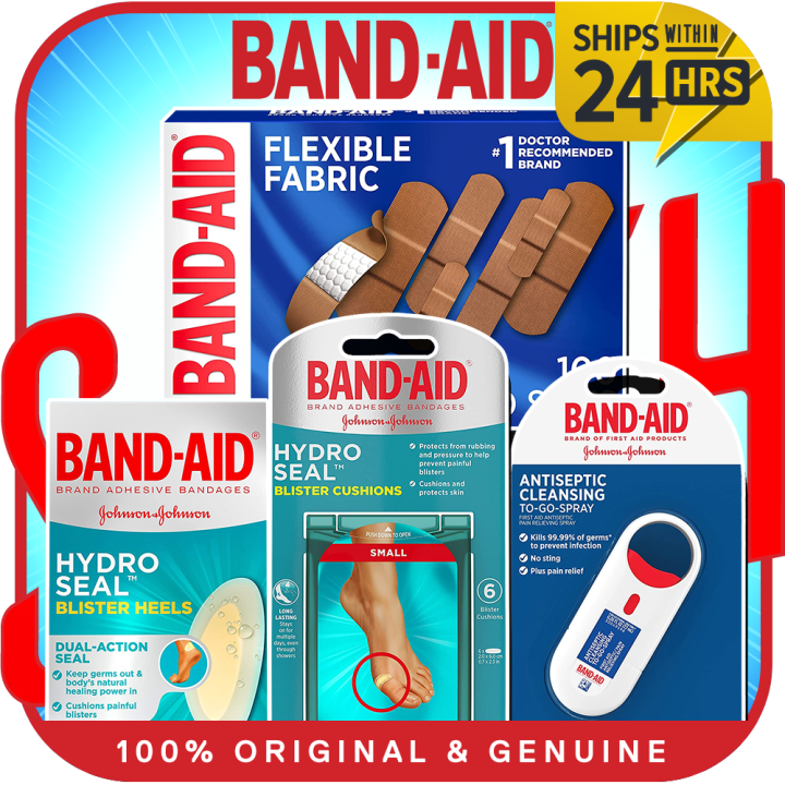 Band-Aid Hydro Seal Bandages | All-Purpose / Large / Blister Cushions ...