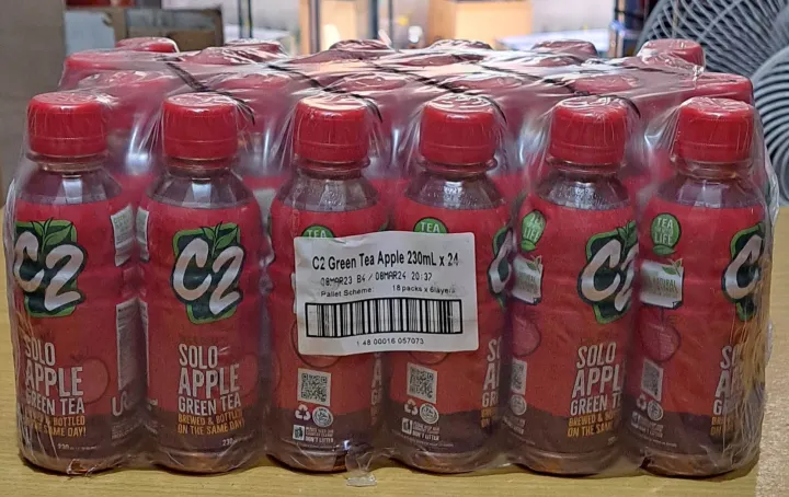 C2 Green Tea Apple Solo (230ml x 24pcs) - 1 Case | Lazada Philippines