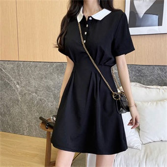 black plus size dress summer korean style dress graduation dress mini  dresses for women fitted debut dress challis fairy dress trendy vintage  dress formal dress elegant | Lazada PH