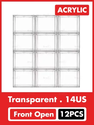 Bren Acrylic Shoe Box organizer Clear Transparents Shoe Box for Sneaker Container High-Grade Premium Storage Box
