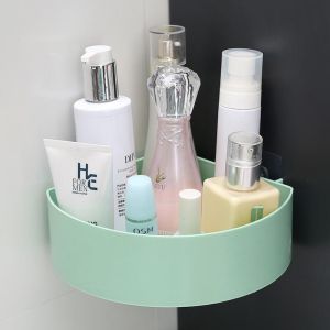 ชั้นวางแขมพู ชั้นวางของเข้ามุม ชั้นแขวน ชั้นวางของติดผนัง ชั้นวางของในห้องน้ำ ไม่ต้องเจาะ ชั้นวางแขมพู 5-8 kg 3 สี 2 รุ่น