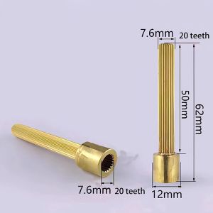 Kirilgu New 1Pcs Faucet Extended Spool Tooth Sleeve Connector Fitting In-Wall Stem Assembly Extended Spool T2Y7B