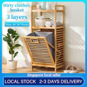 Dirty Clothes Basket Storage Box Bamboo Household Clothes Storage Basket Bedroom Storage