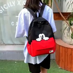 ราคาพิเศษ พร้อมส่งในไทย กระเป๋าเป้ กระเป๋ามิกกี้เมาส์ สีสันสดใส ใช้งานทนทาน (มี2สี)