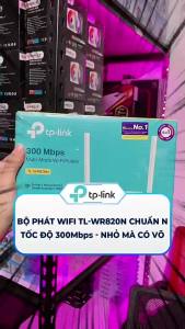 [Đạt Giải Best Price ROOT-NATION] Bộ Phát Wifi TP-Link TL-WR820N Chuẩn N 300Mbps  An Ninh Tốc Độ Cao Hợp Cho Gia Đình