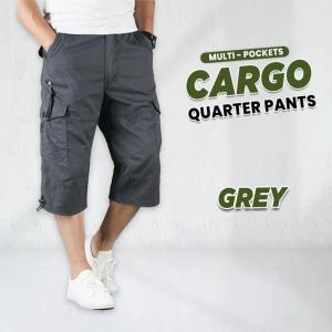 Men’s Summer Seven-Foot Workwear Pants | Thin Fabric Casual Loose Straight Multi-Pocket Shorts for Youth & Middle-Aged Men Fashion