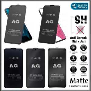 PAKET Tempered Glass Xiaomi Redmi A2 Anti Gores Kaca Full Layar Matte Dove Glare DI Roman Acc