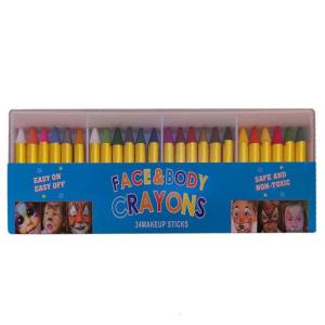24-màu mặt cơ thể make up sơn bút chì màu không độc hại tiệc tùng vui nhộn đạo cụ sơn trẻ em vui nhộn tiệc tùng vui nhộn đạo cụ Nguồn cung cấp