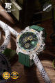 T5 Watch Malaysia TH4004G Acrylic Casing & Chronograph Date Rubber Silicon band Watch. 